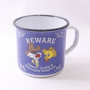 Looney Tunes, Beware, Western, Metal, Message Mug, Warner Bros, ~ 250729-WH 1339